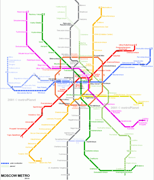 莫斯科地铁地图,俄罗斯地图高清中文版